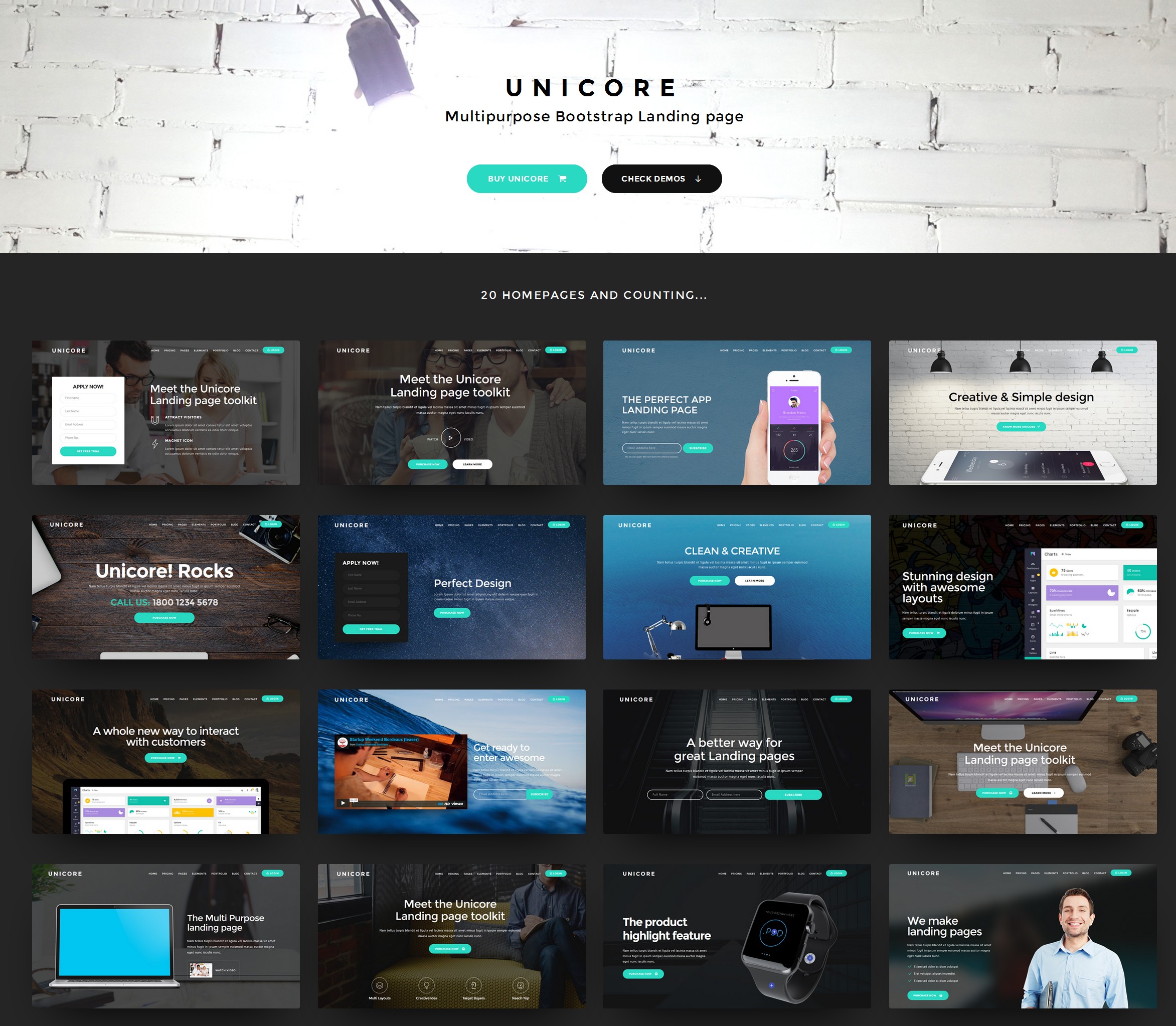 bootstrap video gallery template free download