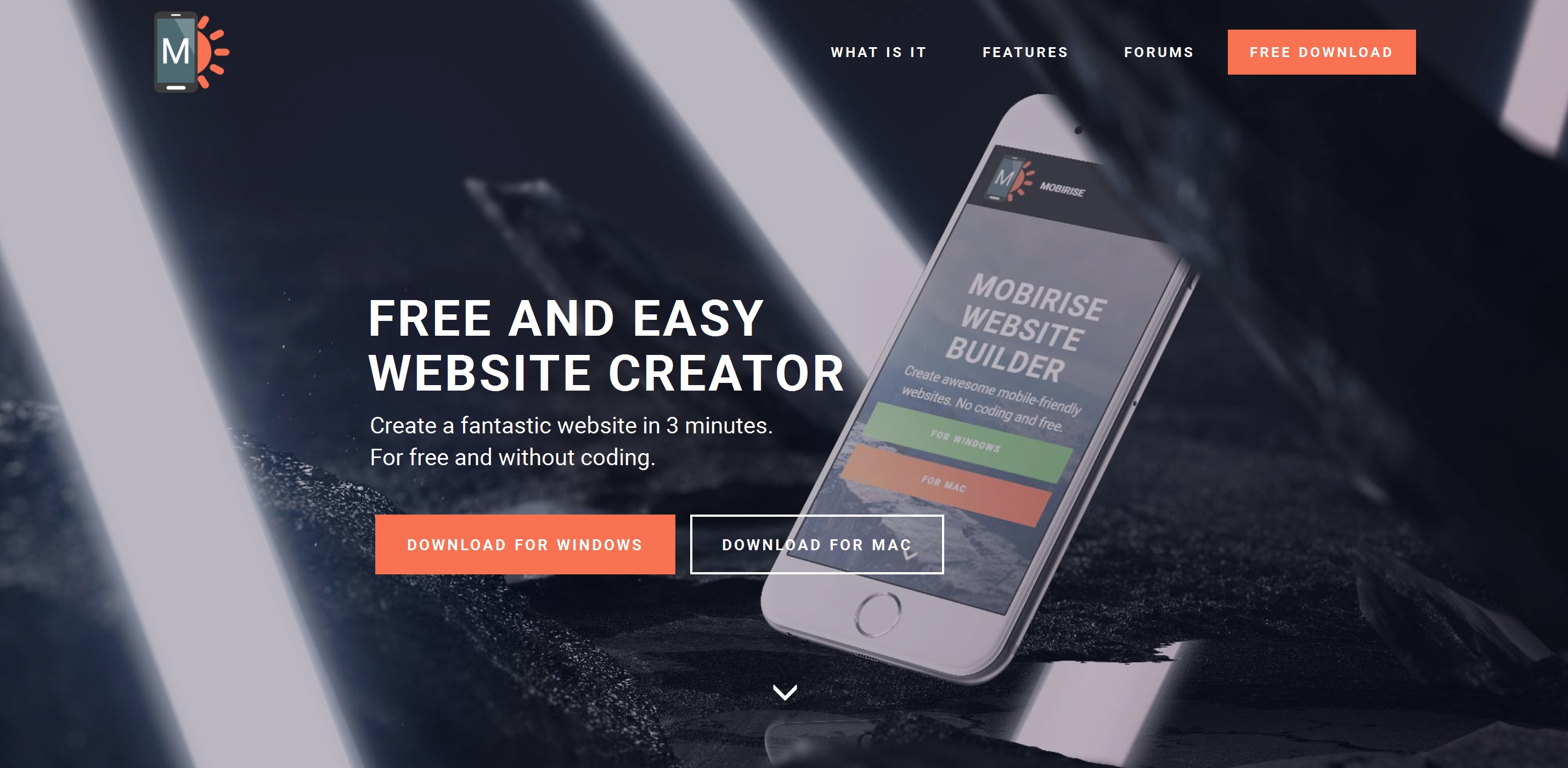 Free Mobile Web Page  Builder 