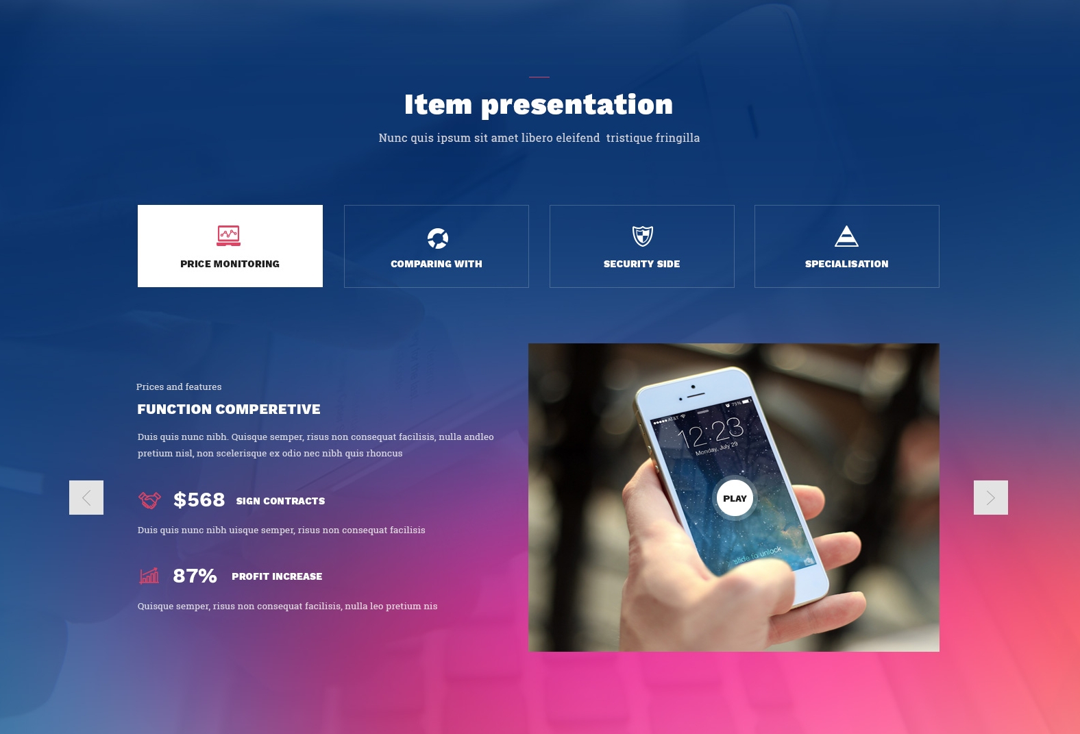 Responsive Bootstrap App Theme