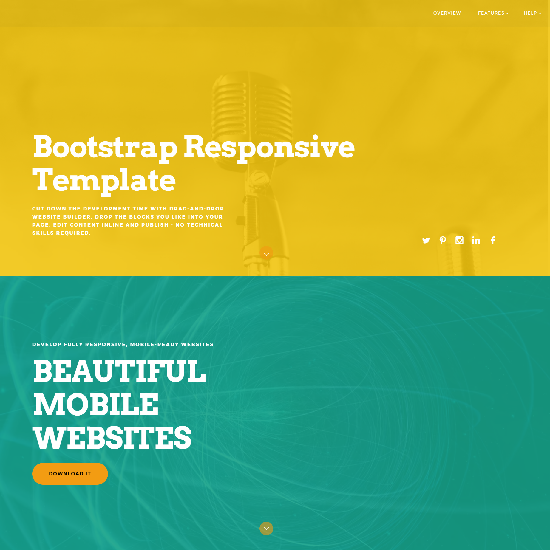 HTML5 Bootstrap ColorM Templates