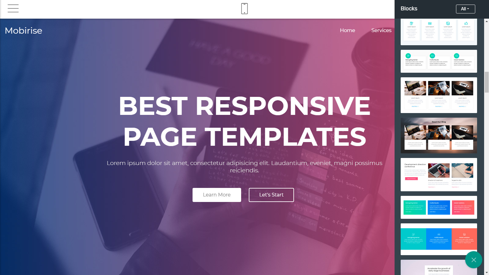 bootstrap site templates