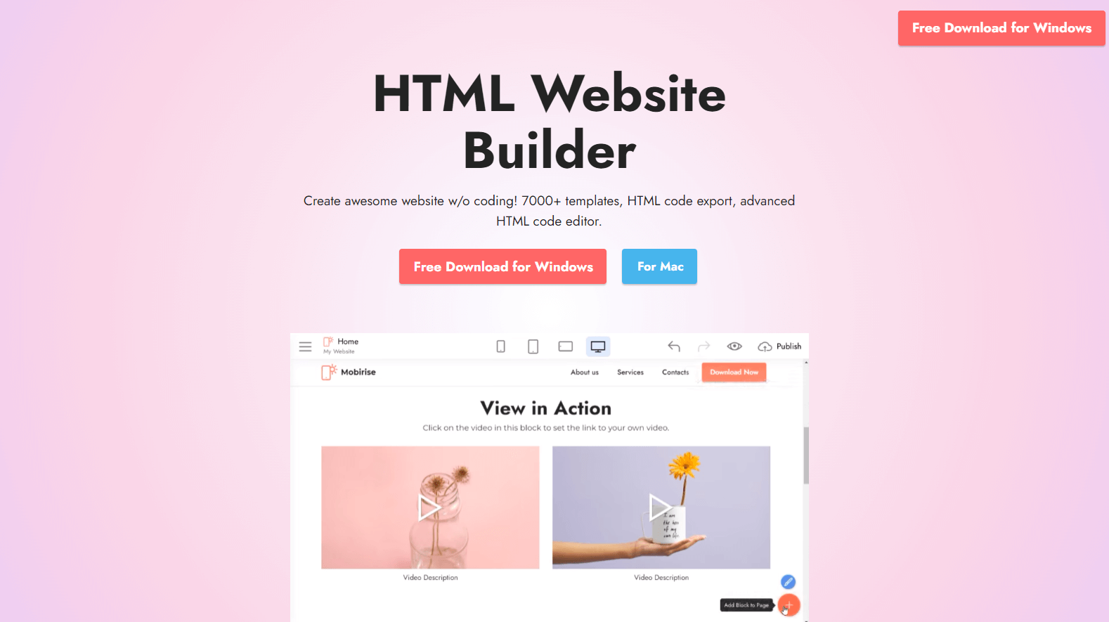  Best HTML Website Builder